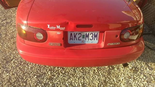 1994 Red Mazda MX-5 Miata Convertible