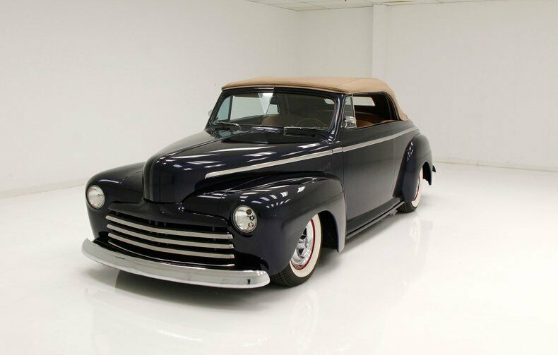 1947 Blue Ford Super Deluxe Convertible