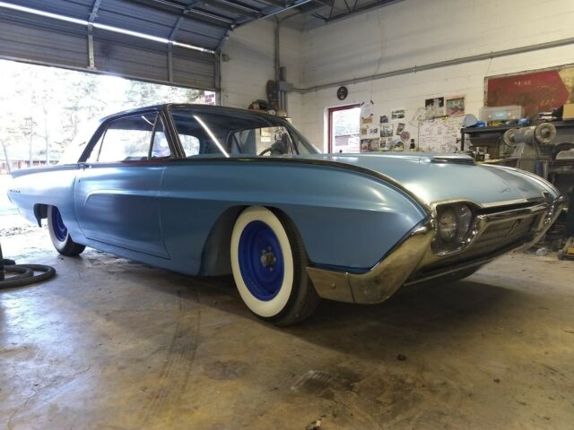 1963 Blue Ford Thunderbird Coupe