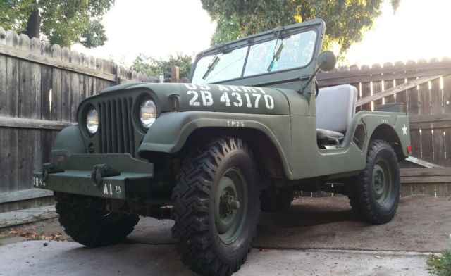 1952 Green Willys M38 willys