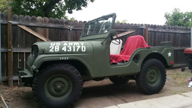 1952 Green Willys M38 willys