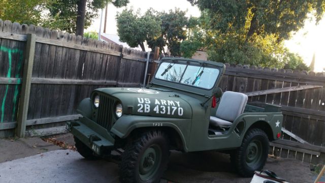 1952 Green Willys M38 willys