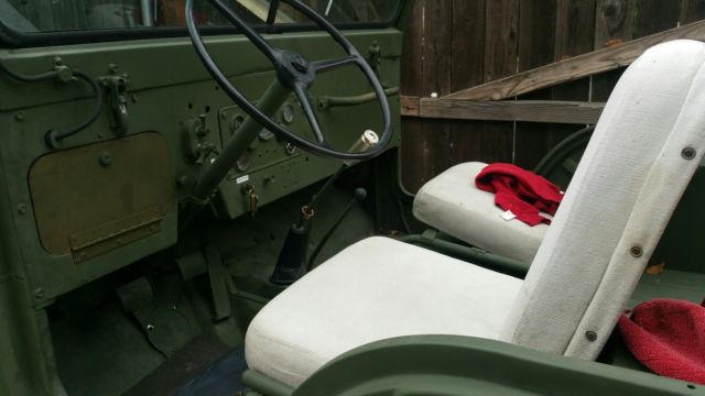 1952 Green Willys M38 willys