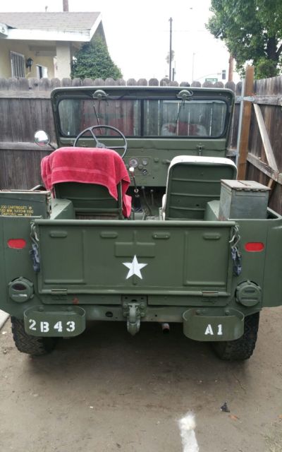 1952 Green Willys M38 willys