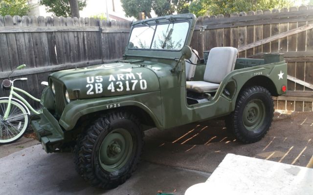 1952 Green Willys M38 willys