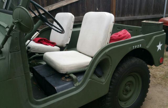 1952 Green Willys M38 willys