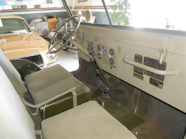1952 Green Willys Jeep Convertible