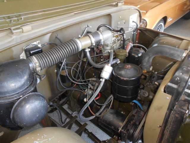 1952 Green Willys Jeep Convertible