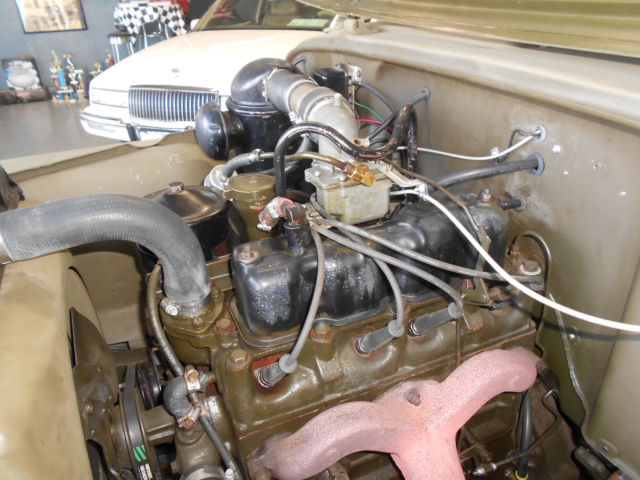 1952 Green Willys Jeep Convertible