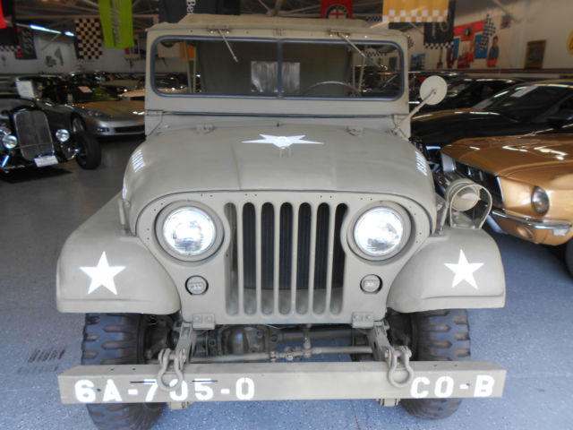 1952 Green Willys Jeep Convertible