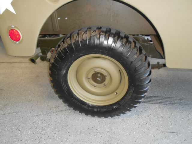 1952 Green Willys Jeep Convertible
