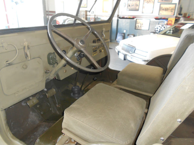 1952 Green Willys Jeep Convertible