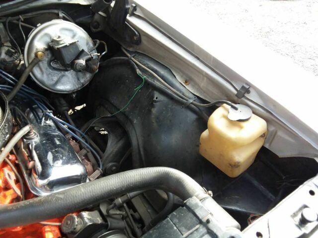 1970 Silver w/ blue stripes Chevrolet El Camino Standard Cab Pickup