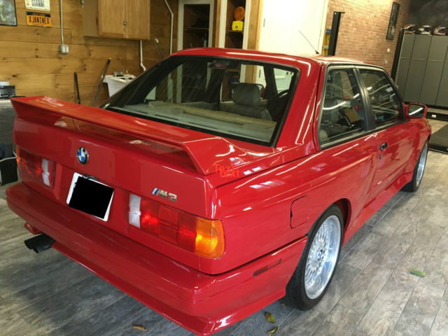 1988 Red BMW M3 Coupe