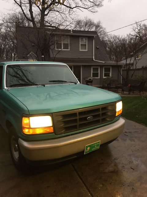 1994 Calypso Green Ford F-150 Crew Cab Pickup
