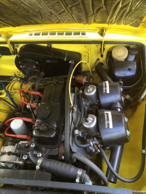 1973 Yellow MG MGB Convertible
