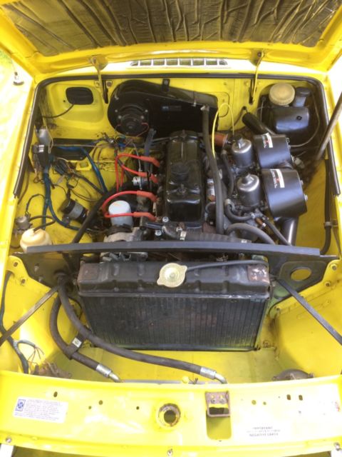 1973 Yellow MG MGB Convertible