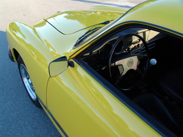 1974 Yellow Volkswagen Karmann Ghia Coupe