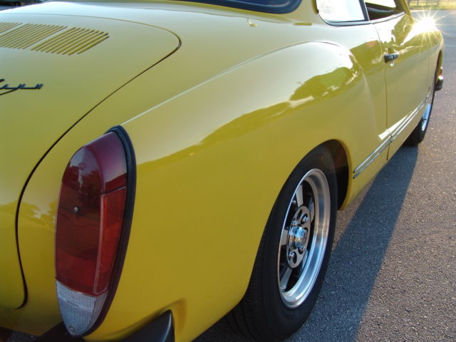 1974 Yellow Volkswagen Karmann Ghia Coupe
