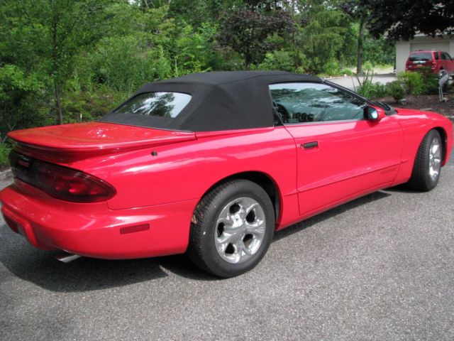 1992 Red Pontiac Firebird Convertible