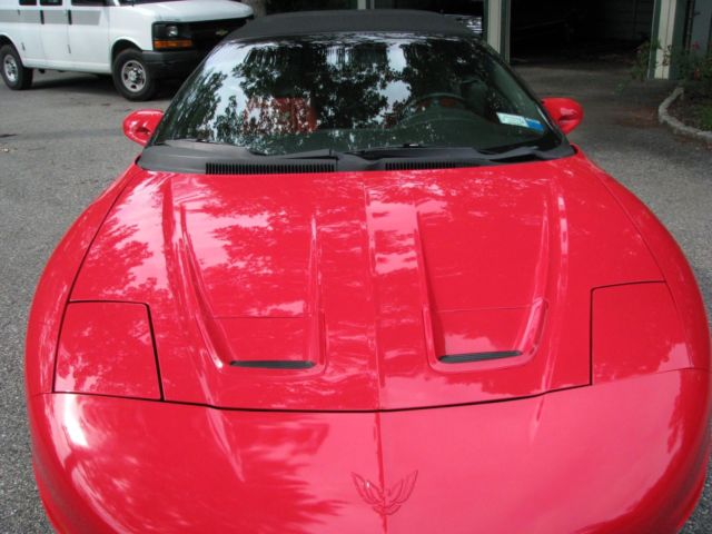 1992 Red Pontiac Firebird Convertible