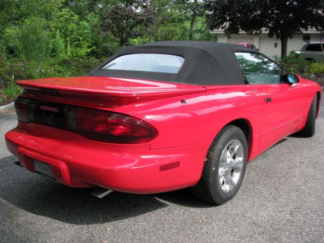 1992 Red Pontiac Firebird Convertible