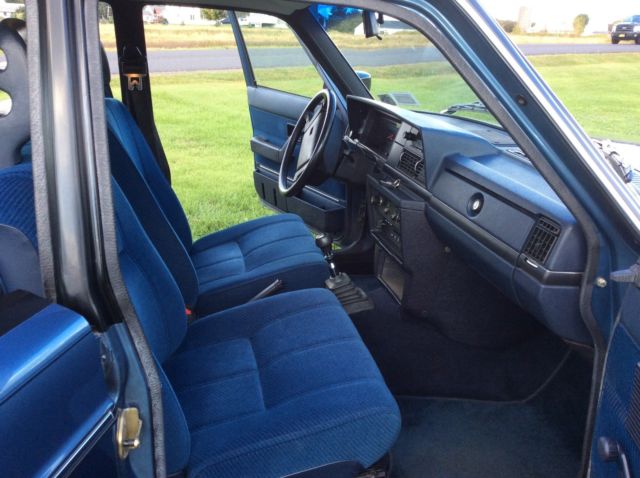 1986 Blue Volvo 240 Sedan