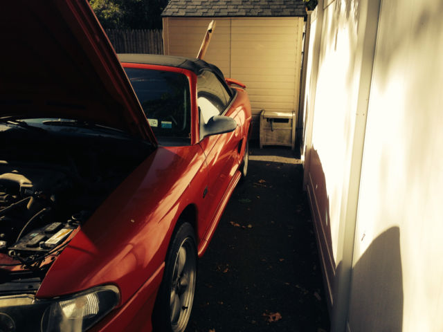 1994 RED Ford Mustang