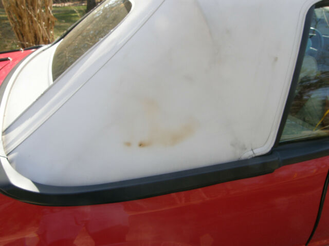 1991 Red Ford Mustang Convertible