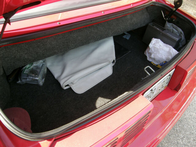 1991 Red Ford Mustang Convertible