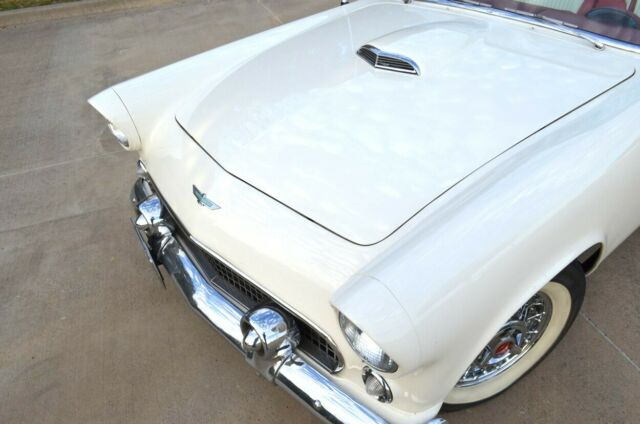 1956 White Ford Thunderbird Convertible