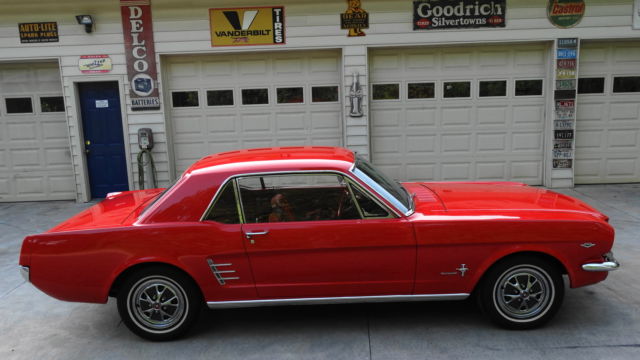 1966 Red Ford Mustang Coupe