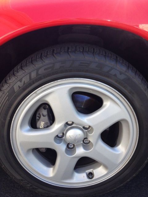 1991 Red Mitsubishi 3000GT Coupe