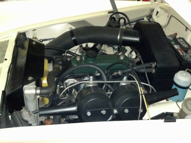 1973 White MG Midget Convertible