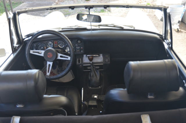 1973 White MG Midget Convertible