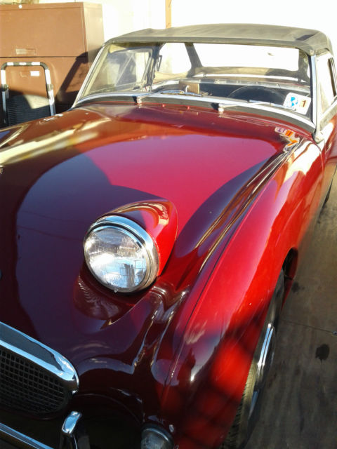 1959 RED Austin Healey Sprite CONVERTIBLE