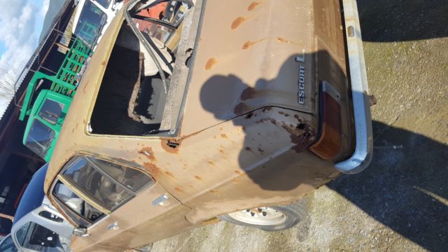 1978 Gold Ford Escort Limousine