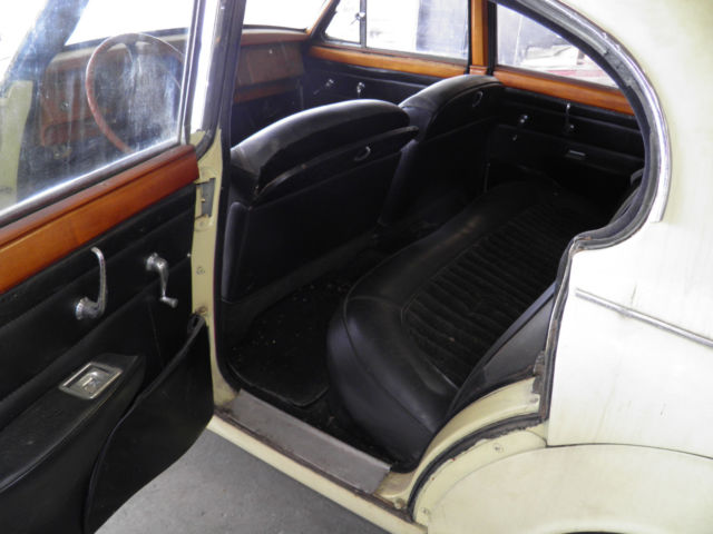 1962 Yellow Jaguar 3.8 Sedan