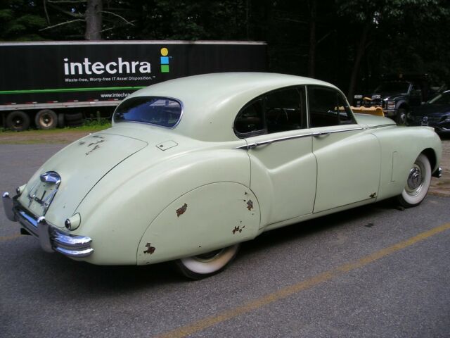 1951 Green Jaguar Mark VII Sedan