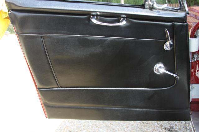 1967 Red and White Austin Healey 3000 Convertible