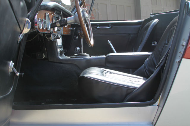 1967 Red and White Austin Healey 3000 Convertible