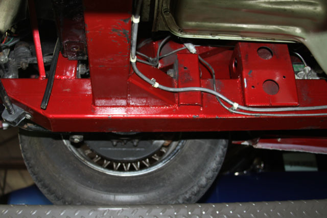 1967 Red and White Austin Healey 3000 Convertible