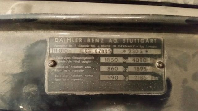 1967 Mercedes-Benz S-Class