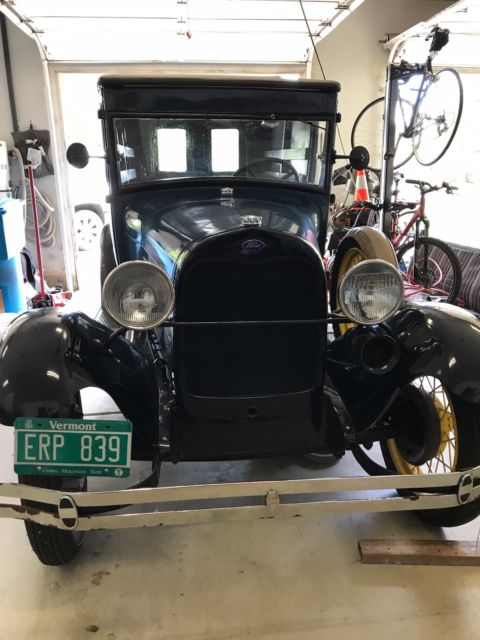 1929 Blue Ford Model A Panel Truck