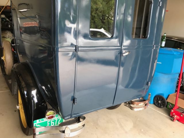 1929 Blue Ford Model A Panel Truck