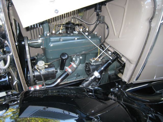 1930 Black Ford Model A Sedan
