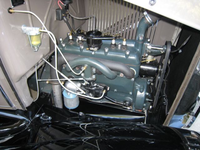 1930 Black Ford Model A Sedan