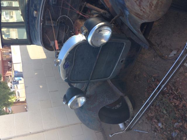 1929 Black Ford Model A Sedan