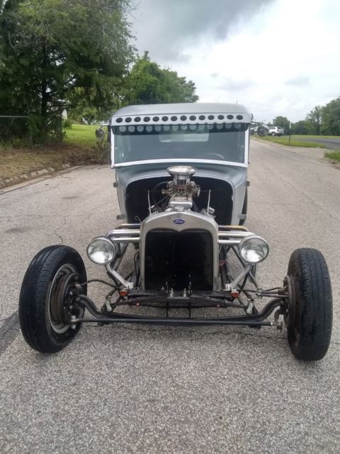 1930 Silver Ford Model A coupe