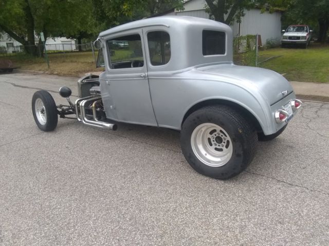 1930 Silver Ford Model A coupe